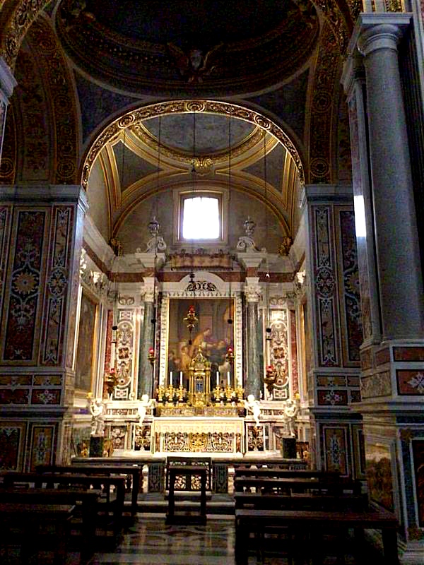 Visita dell'Abbazia di Montecassino la a cappella del santissimo sacramento